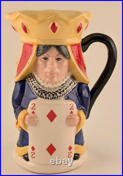 Royal Doulton Character Toby Jugs King And Queen Of Clubs Spades Diamonds