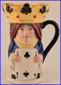 Royal Doulton Character Toby Jugs King And Queen Of Clubs Spades Diamonds