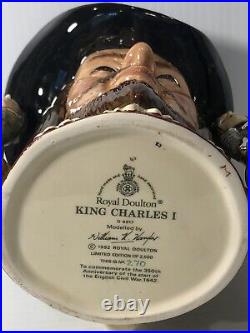 Royal Doulton Character Topy Jug King Charles I D6917 (Ltd. Edition of 2500)