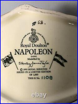 Royal Doulton Character Topy Jug Napoleon D6941 (Ltd. Edition of 2000)