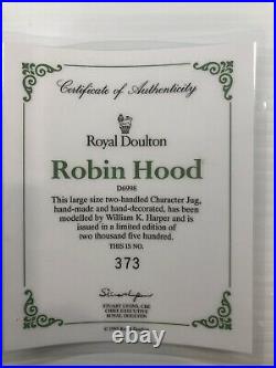 Royal Doulton Character Topy Jug Robin Hood D6998 Limited Edition