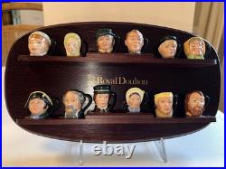 Royal Doulton Charles Dickens Commemorative Set 12 Character Jugs & Shelf Royal Doulton Charles Dickens Commemorative Set 12 Character Jugs & Shelf