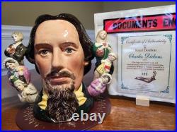 Royal Doulton Charles Dickens D6939, Ltd Ed 389/2500, never displayed, with CoA