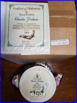 Royal Doulton Charles Dickens D6939, Ltd Ed 389/2500, never displayed, with CoA Royal Doulton Charles Dickens D6939, Ltd Ed 389/2500, never displayed, with CoA