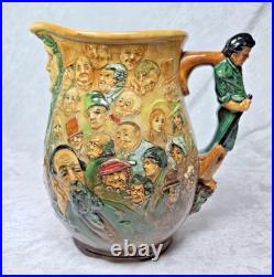 Royal Doulton Charles Dickens Jug Character Pitcher Pascoe 10.5 Signed Noke
