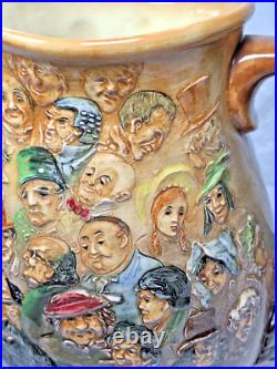 Royal Doulton Charles Dickens Jug Character Pitcher Pascoe 10.5 Signed Noke