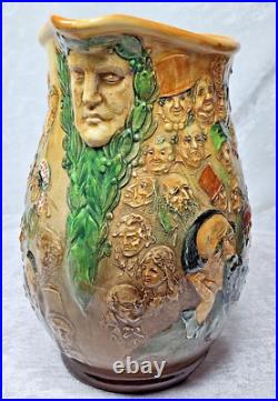 Royal Doulton Charles Dickens Jug Character Pitcher Pascoe 10.5 Signed Noke