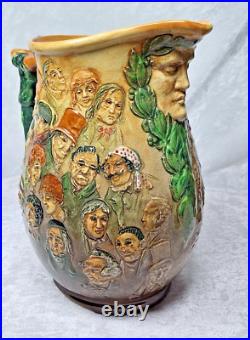 Royal Doulton Charles Dickens Jug Character Pitcher Pascoe 10.5 Signed Noke Royal Doulton Charles Dickens Jug Character Pitcher Pascoe 10.5 Signed Noke