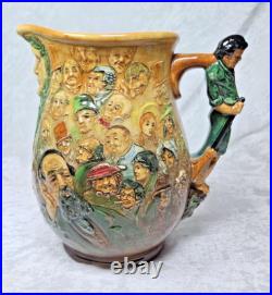 Royal Doulton Charles Dickens Jug Character Pitcher Pascoe 10.5 Signed Noke