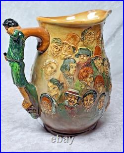 Royal Doulton Charles Dickens Jug Character Pitcher Pascoe 10.5 Signed Noke