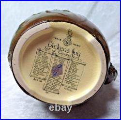 Royal Doulton Charles Dickens Jug Character Pitcher Pascoe 10.5 Signed Noke