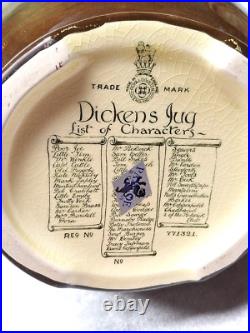 Royal Doulton Charles Dickens Jug Character Pitcher Pascoe 10.5 Signed Noke