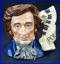 Royal Doulton Chopin Toby Character Jug Mug Great Composers D7030 Large 1996 7