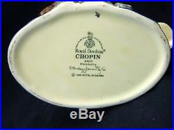Royal Doulton Chopin Toby Character Jug Mug Great Composers D7030 Large 1996 7