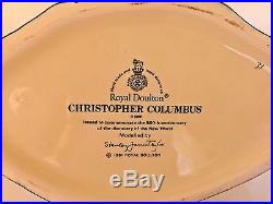 Royal Doulton Christopher Columbus D6891 Character Toby Mug Jug 1991 Large