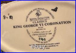 Royal Doulton Classics Golden Jubilee Coronation Pair Toby Jugs Limited Ed D7168
