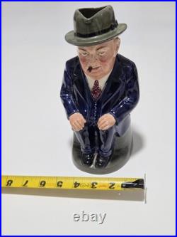Royal Doulton Cliff Cornell Vtg Large Toby Jug Famous Cornell Fluxes 9 Rare