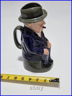 Royal Doulton Cliff Cornell Vtg Large Toby Jug Famous Cornell Fluxes 9 Rare