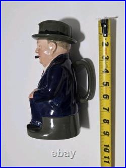 Royal Doulton Cliff Cornell Vtg Large Toby Jug Famous Cornell Fluxes 9 Rare
