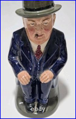 Royal Doulton Cliff Cornell Vtg Large Toby Jug Famous Cornell Fluxes 9 Rare