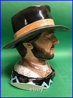 Royal Doulton Clint Eastwood 1989 Prototype Character Jug Museum sale