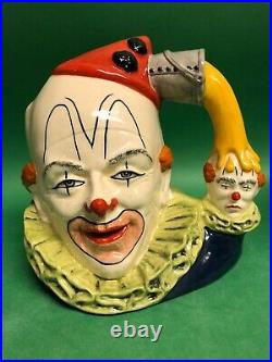 Royal Doulton Clown with Bucket 1988 Prototype Character Jug Museum sale
