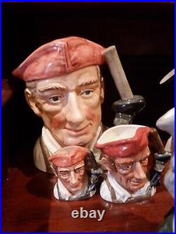 Royal Doulton Colonial Williamsburg Toby Character Jugs Complete Set of 21