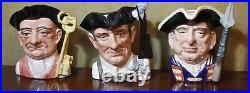 Royal Doulton Colonial Williamsburg Toby Character Jugs Complete Set of 21