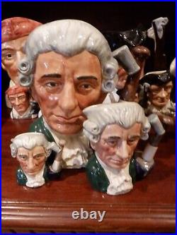 Royal Doulton Colonial Williamsburg Toby Character Jugs Complete Set of 21