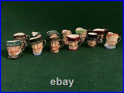 Royal Doulton Complete Original Tiny Character Jug Set (12 Jugs)