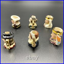 Royal Doulton Complete Set Of Kings & Queens Of The Realm Tiny Tobies No 849 COA