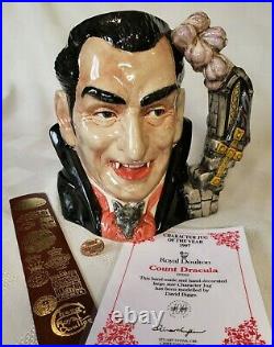 Royal Doulton Count Dracula D7053 with Certificate, Original Box and Extras