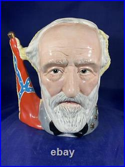 Royal Doulton D-6698 Antagonists CIVIL War Lee & Grant Large Toby Character Jug