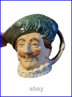 Royal Doulton D6114 THE CAVALIER Large Character Jug Mug Royalist Soldier