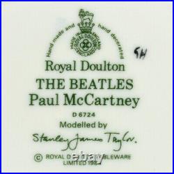 Royal Doulton D6724 Paul McCartney Mid-Size Character Jug Beatles Collection