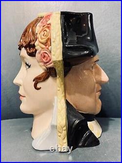 Royal Doulton D6750 The Star Crossed Lovers Character Toby Mug Large 7 H