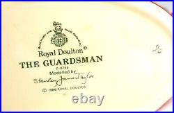 Royal Doulton D6755 Character Jug Toby The Guardsman of British Royalty