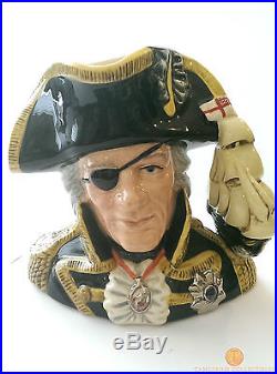 Royal Doulton D6932 Vice Admiral Lord Nelson Character Jug + COA 1993 Only