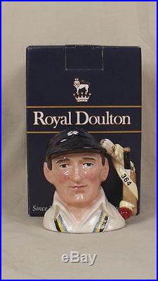 Royal Doulton D6945 Len Hutton Cricketers Series Character Jug
