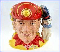 Royal Doulton D6946 Punch & Judy Double Sided Character Jug + COA