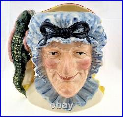 Royal Doulton D6946 Punch & Judy Double Sided Character Jug + COA