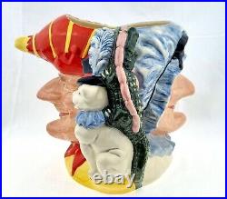 Royal Doulton D6946 Punch & Judy Double Sided Character Jug + COA