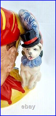 Royal Doulton D6946 Punch & Judy Double Sided Character Jug + COA