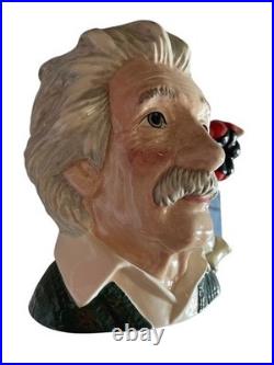 Royal Doulton D7023 Albert Einstein 1995 Large 7 Character Jug NIB