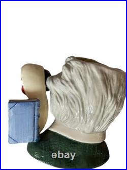 Royal Doulton D7023 Albert Einstein 1995 Large 7 Character Jug NIB