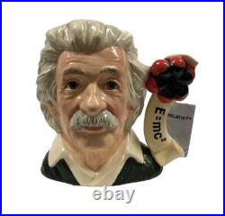 Royal Doulton D7023 Albert Einstein 1995 Stanley Taylor Large 7 Character Jug