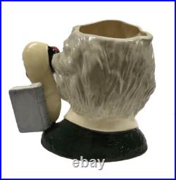 Royal Doulton D7023 Albert Einstein 1995 Stanley Taylor Large 7 Character Jug