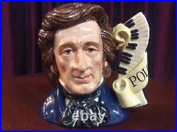 Royal Doulton D7030 Chopin Large Character Jug Great Composers