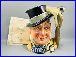 Royal Doulton D7040 Mr. Micawber Toby Character Jug Mug Limited Edition #620