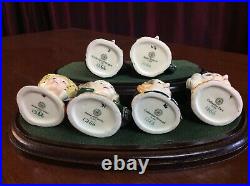Royal Doulton D7041 D7046 Henry VIII Six Wives Tiny Character Jug Collection